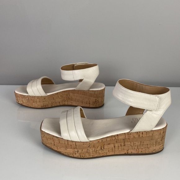 Franco Sarto Square Toe Ioli Platform Sandals Size 8.5 - Picture 3 of 15